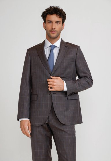 TRAJE HOMBRE FORMAL EXECUTIVE CAFE - 1