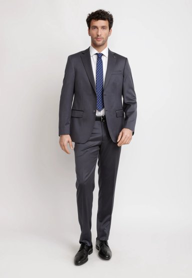 TRAJE HOMBRE FORMAL LANA S160'S EMERALD GRIS - 4