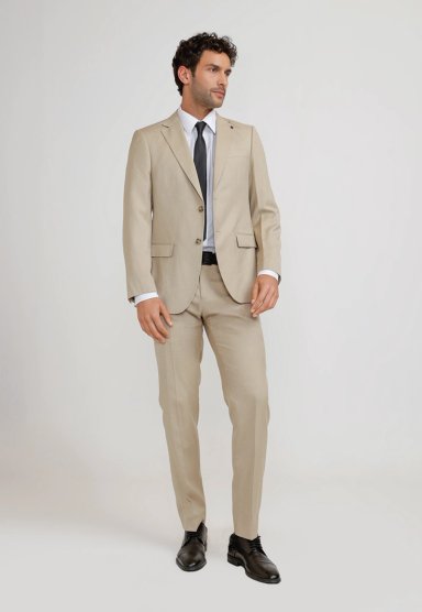TRAJE HOMBRE FORMAL GRADUACION BEIGE - 4