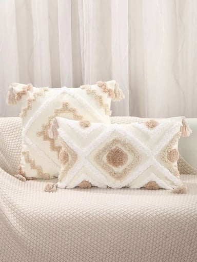 FUNDA COJÍN SET 4 BOHO B4 45 X 45 CM MULTICOLOR - 3