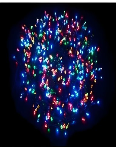 500 LUCES LED MULTICOLOR GUIRNALDA NAVIDAD LINEALES 16N4 - 2
