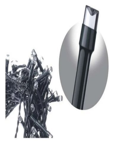 400 LUCES LED BLANCAS GUIRNALDA NAVIDAD LINEALES 16N7 - 2