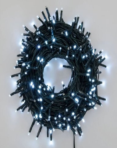 400 LUCES LED BLANCAS GUIRNALDA NAVIDAD LINEALES 16N7 - 3