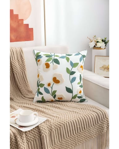 SET DE 6 FUNDAS BORDADAS 45X45 C34 - 3