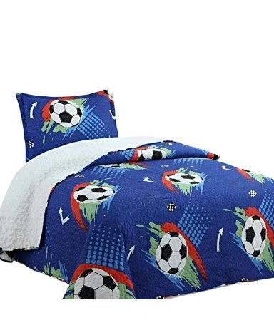 CUBRECAMA QUILT SHERPA PLAZA Y MEDIA 180X230 1 - 2