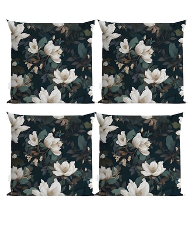 FUNDAS DE COJINES PACK DE 4 DISEÑO DE FLOR - 3