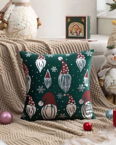 SET DE 2 FUNDAS DE COJIN PARA NAVIDAD M9 - 4