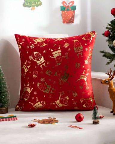 SET DE 4 FUNDAS DE COJIN PARA NAVIDAD M1 - 4