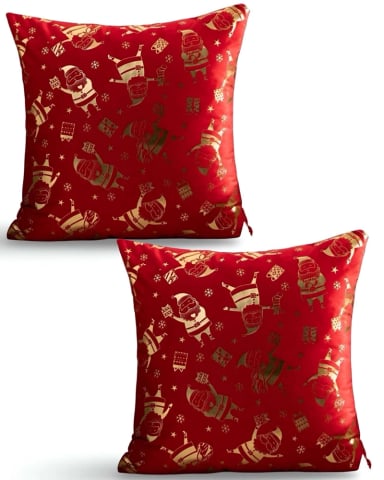SET DE 2 FUNDAS DE COJIN PARA NAVIDAD M10 - 1