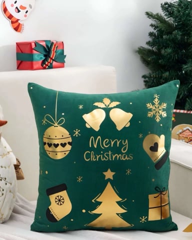 SET DE 4 FUNDAS DE COJIN PARA NAVIDAD M10 - 4