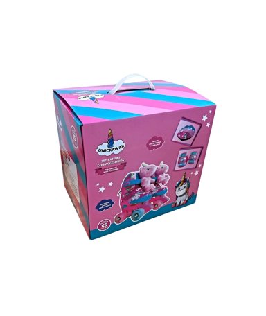 PATIN 4RUEDAS  CON KIT  PARA NIÑAS  TALLA (27 AL 30) - 4