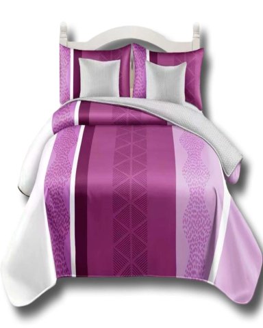 CUBRECAMA QUILT DELGADO CON 9 PIEZAS 2 PLAZAS 12 - 1