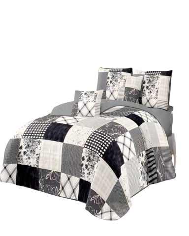 CUBRECAMA QUILT DE VERANO 2 PLAZAS MULTICOLOR 02 - 2