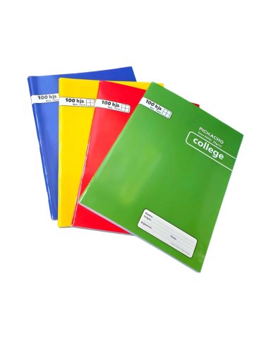PACK DE 10 CUADERNOS COLLEGE 7MM 100 HOJAS - 1
