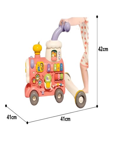 CAMINADOR PARA BEBE 5 EN 1 ROSADO - 5