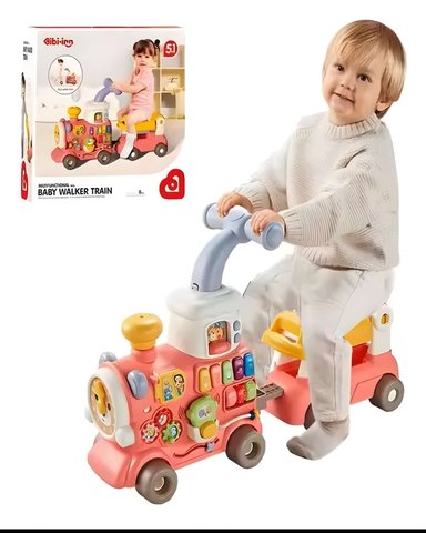 CAMINADOR PARA BEBE 5 EN 1 ROSADO - 6