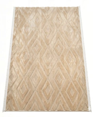 ALFOMBRA JACQUARD 200 X 240  DECORATIVA COLOR BEIGE 3 - 1