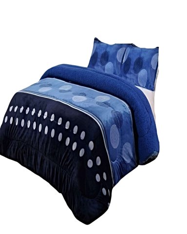 COBERTOR DE INVIERNO PLUSH 1.5 PLAZA 180X200CM P08 - 2
