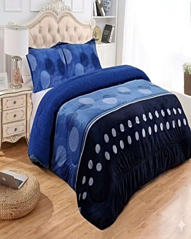 COBERTOR DE INVIERNO PLUSH 1.5 PLAZA 180X200CM P08 - 3