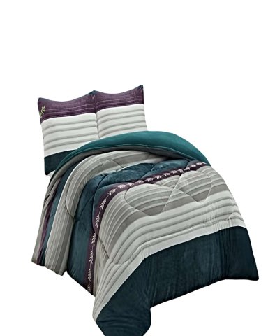 COBERTOR DE INVIERNO PLUSH 1.5 PLAZA 180X200CM MULTICOLOR 1 - 1