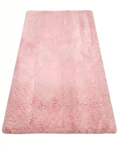 ALFOMBRA PELUDA 200X300 PREMIUM COLOR ROSADO - 1