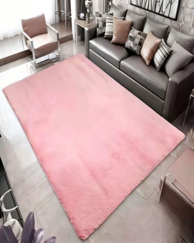 ALFOMBRA PELUDA 200X300 PREMIUM COLOR ROSADO - 3