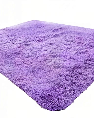 ALFOMBRA PELUDA 180X200 PREMIUM COLOR MORADO 1 - 1