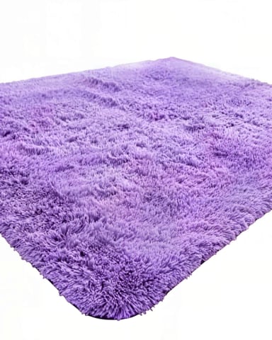 ALFOMBRA PELUDA 180X200 PREMIUM COLOR MORADO 1 - 2