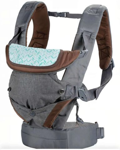 PORTABEBE  ERGONOMICO 4 EN 1 COLOR GRIS - 2