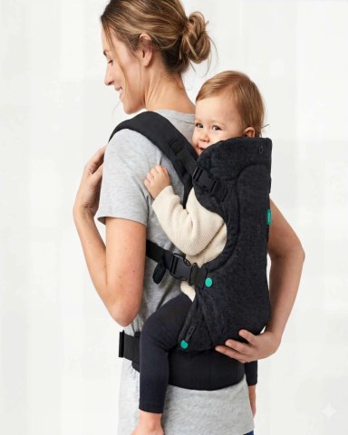 PORTABEBE  ERGONOMICO 4 EN 1 COLOR NEGRO - 3