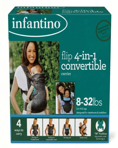 PORTABEBE  ERGONOMICO 4 EN 1 COLOR NEGRO - 5