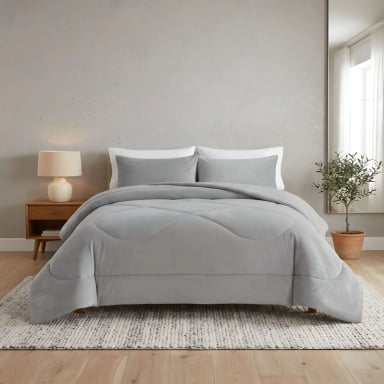 PLUMON INVIERNO 2 PLAZA 230CM X 250CM COLOR GRIS - 1
