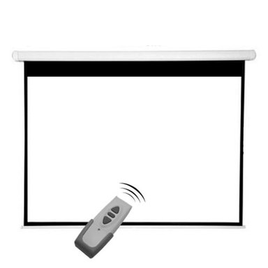 TELÓN EVOTECH TE-300X300 ELECTRICO 300×300 CM INCLUYE CONTROL REMOTO - 1