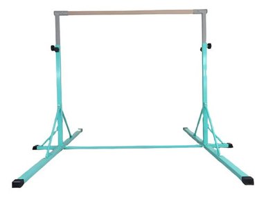 BARRA DE GIMNASIA NIÑOS CELESTE AJUSTABLE 90-150CM CELESTE - 1