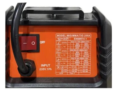MAQUINA DE SOLDAR PROFESIONAL 3 EN 1 DE 200 AMP MIG/TIG/MMA - 4