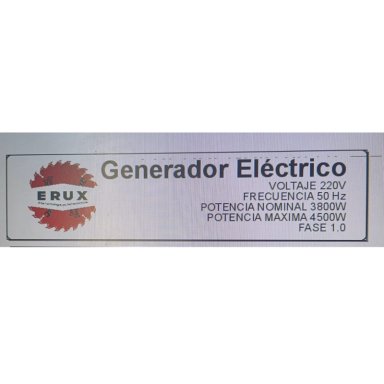 GENERADOR BENCINERO DE 4500W CON PARTIDA ELECTRICA - PROF JAPON - 6