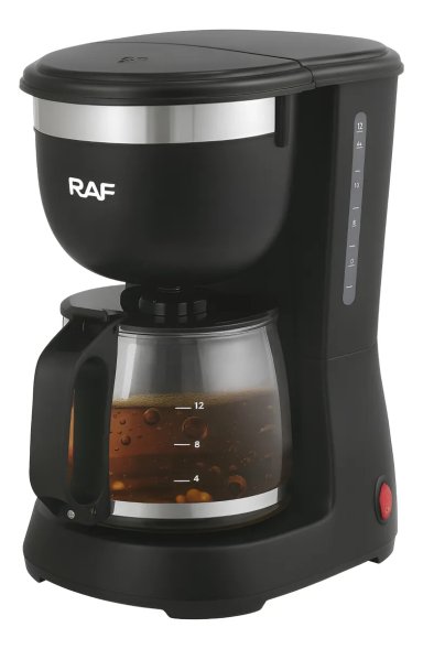 CAFETERA ELECTRICA 1.2L AUTOMATICA 680W SISTEMA ANTIGOTEO NEGRO - 1