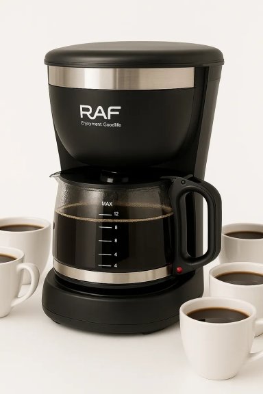 CAFETERA ELECTRICA 1.2L AUTOMATICA 680W SISTEMA ANTIGOTEO NEGRO - 3