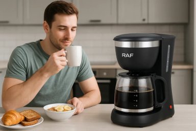 CAFETERA ELECTRICA 1.2L AUTOMATICA 680W SISTEMA ANTIGOTEO NEGRO - 5