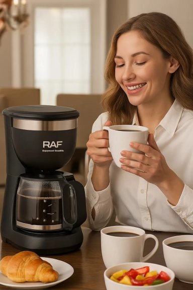CAFETERA ELECTRICA 1.2L AUTOMATICA 680W SISTEMA ANTIGOTEO NEGRO - 6