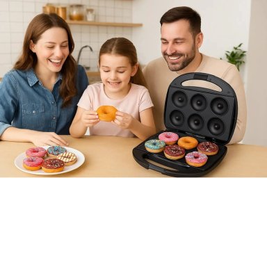 MAQUINA PARA HACER MINI DONAS R588 750W, ANTIADHERENTE - 3