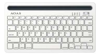 TECLADO INALAMBRICO BLUETOOTH SILENCIOSO RECARGABLE - 1
