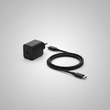 CARGADOR 45W USB C CARGA RÁPIDA PARA SAMSUNG GALAXY Y IPHONE 15 16 CON CABLE TIPO C NEGRO - 8