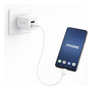 CARGADOR RAPIDO 20W USB A PARA IPHONE DK04 POWER DELIVERY QC3.0 COMPATIBLE IPHONE 8 X XR 11 12 13 14 - 4