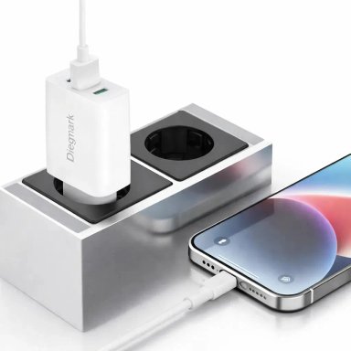 CARGADOR RAPIDO 20W USB A PARA IPHONE DK04 POWER DELIVERY QC3.0 COMPATIBLE IPHONE 8 X XR 11 12 13 14 - 5