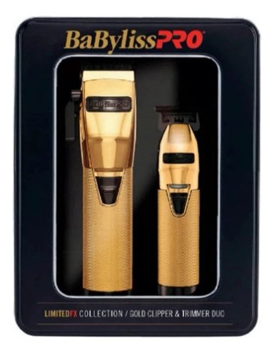 KIT BABYLISSPRO CORTADORA Y DESVELLADORA GOLD/BLACK - 1