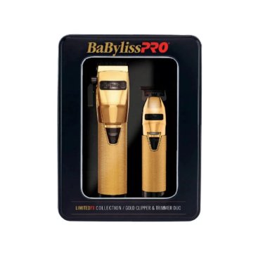 KIT BABYLISSPRO CORTADORA Y DESVELLADORA GOLD/BLACK - 5