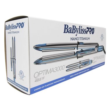KIT ALISADOR DE CABELLO BABYLISS PLANCHA OPTIMA 3000 + MINI 2000 PRO - 3