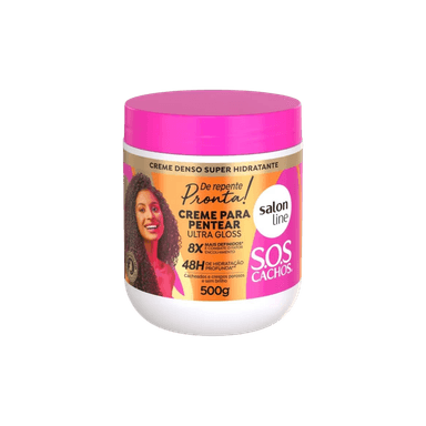 CREMA DE PEINAR ULTRA GLOSS 500 ML – SALON LINE - 1