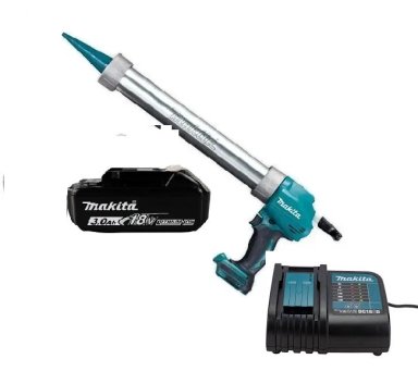 PISTOLA CALAFATERA 18 VOLTS 600ML SILICONA MAKITA DCG180 (3AH) - 1
